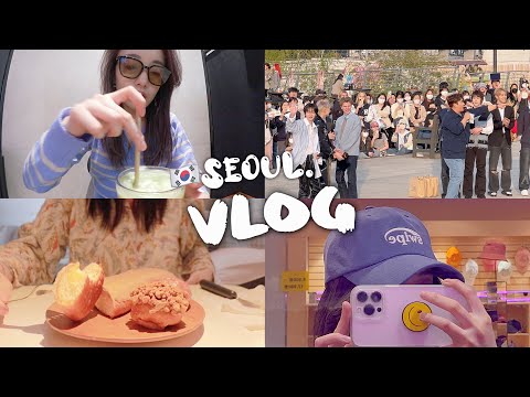 🇰🇷VLOG#43｜在韩国买衣服的方法🤔️｜跟韩国朋友的汉江炸鸡party路遇公演！｜Seoul VLOG 2023