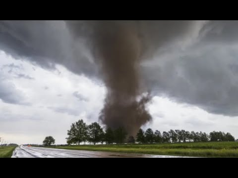 アメリカ中西部の非常に強い竜巻