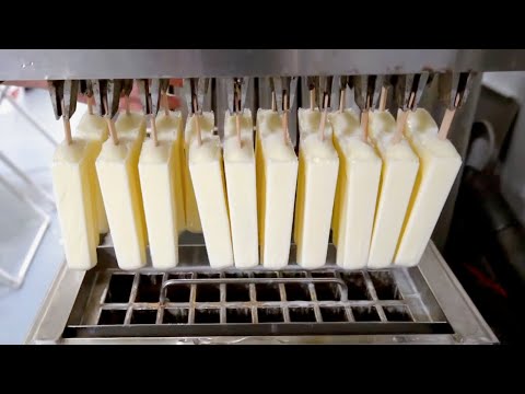 手工冰棒製作！都是一次幾百隻在賣的技仔冰專賣店 / Handmade Fruit Popsicles Making Process - Taiwan Food