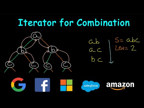 Iterator for combination | BitMasking | Backtracking | Leetcode #1286