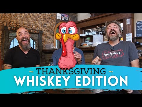 I can't believe he actually cooked us a whisky feast! (Thanksgiving Whiskey Pairing)