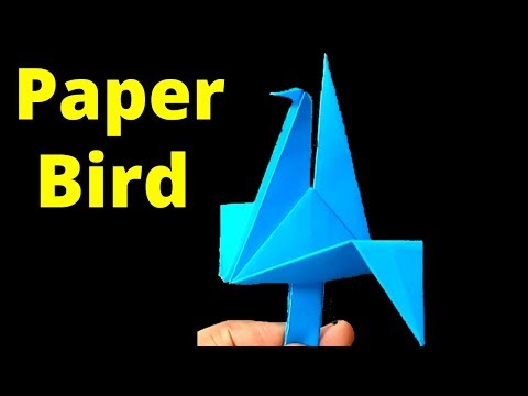 Paper Bird - Easy Way To Make a Origami Paper Bird(New Way For 2019 - 2020)