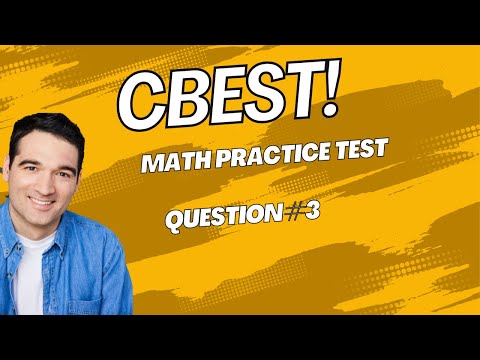 CBEST Math Practice Test Question #3