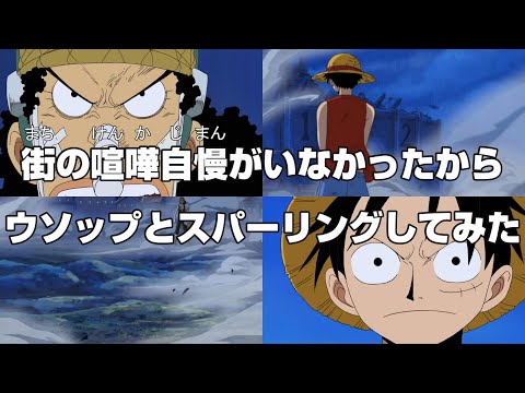 弱いと噂されてるウソップに懸賞金15億ベリーの俺がスパーリングを申し込んだらやるのかやらないのか【何やってんだお前】【ワンピース】