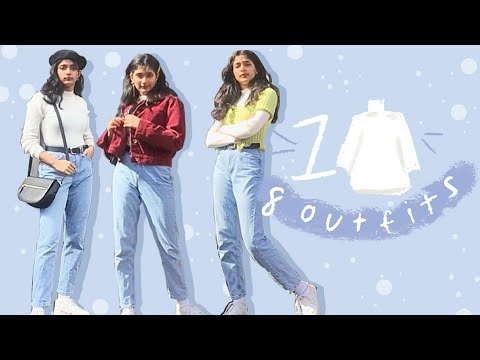 1 shirt, 8 outfits - meloonieee