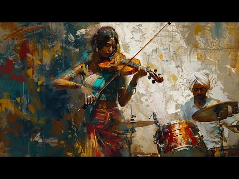 Energising Indian Classical Violin Fusion to Uplift your Mood|Relaxing and Calming Music