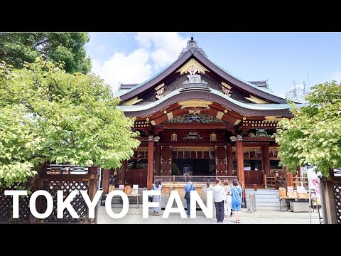 湯島天満宮散歩 |【4K】 Walking Yushima Shrine Tokyo Japan (August 2024)