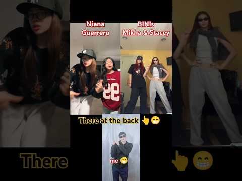 Dun sa likod TikTok dance 7 - Niana Guerrero vs. BINIs Mikha & Stacey #shorts