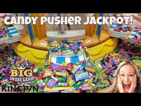 CANDY PUSHER JACKPOT - BIG SWEETLAND!!!