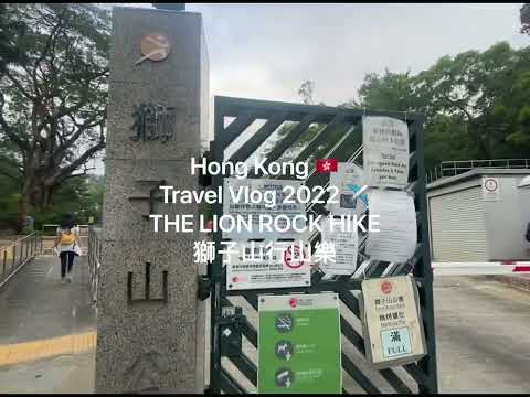 (312) Hong Kong 🇭🇰 Travel Vlog ✈️THE LION ROCK HIKE 獅子山行山樂