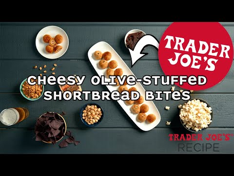 Cheesy Olive-Stuffed Shortbread Bites | Easy Trader Joe’s Appetizer Recipe