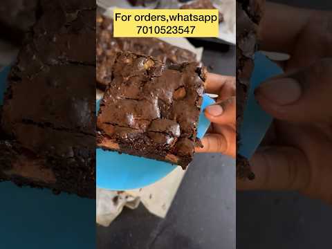 Baking Minivlog-25:-New offers for Brownies & Kids Fav. Choco Filled Cookies✌️ #shorts #brownies