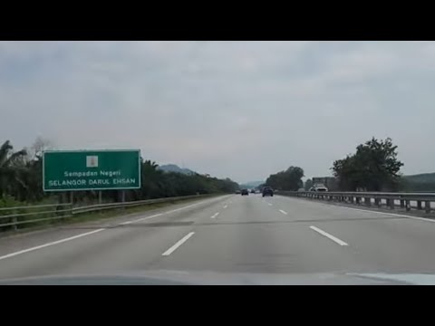 Drive Crossing Border Perak to Ulu Bernam R&R Selangor Lebuhraya PLUS Expressway  @exploreselangor