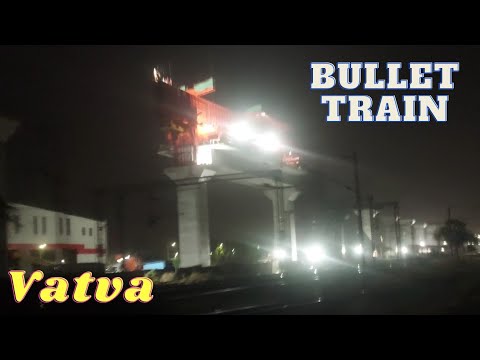 Bullet Train Working Update At Vatva || NHSRCL #bullet