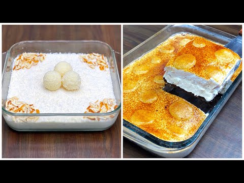 2 Easy No Bake Dessert Recipe | Eggless Dessert | Easy Dessert Recipe