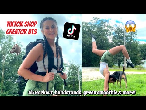 Being a Tiktok Shop Creator | At Home Workout