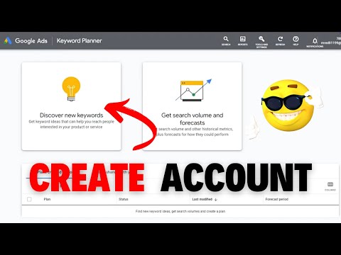 How to Create a Google Keyword Planner Account in 1 Minute