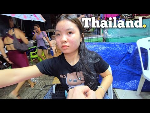 🌧 $1 Rainy Midnight Mini-Manicure ASMR Pattaya, Thailand 🇹🇭