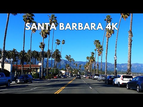 Santa Barbara Scenic Drive | California Coast 4K Driving Tour