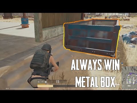 PUBG - Easy win metal box cheat 😂😂