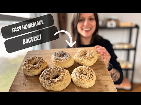 How To Make Homemade Bagels | Easy Bagel Recipe