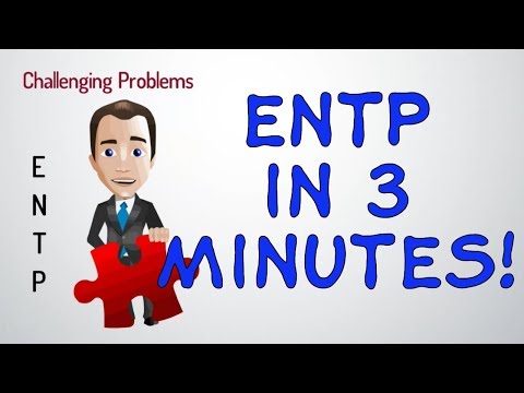 ENTP IN 3 MINUTES - MBTI The Myers & Briggs 16 Personality Types