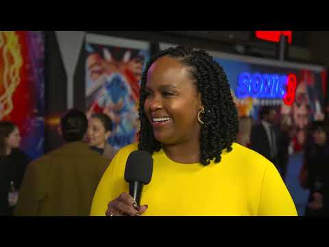 Sonic 3 World Premiere Los Angeles - itw Natasha Rothwell (Official video)