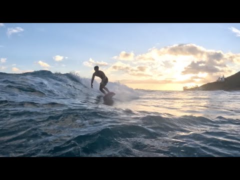 A DAY AT DIAMOND HEAD | POV SURFING