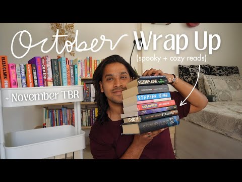 the 12 Books I read in October… (cozy, spooky recommendations) 🦇 // October Wrap Up + November TBR