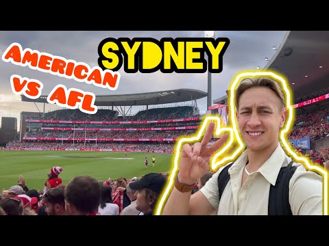 American Goes to AFL Match | Day in The Life | Australia 2