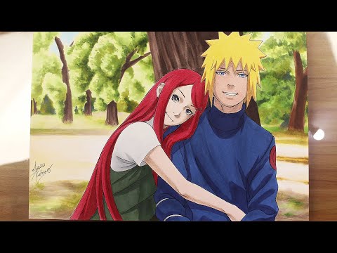 Drawing Minato and Kushina #NARUTUBRO