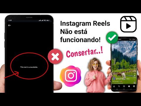 Como corrigir o problema de indisponibilidade dos reels do instagram | this reel is unavailable