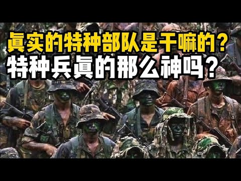 对特种兵最大的误解！特种部队究竟是干什么的？真的那么神吗？