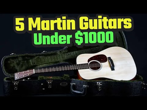 Best Martin Guitars Under 1000 Dollars - Top 5 Price In 2024