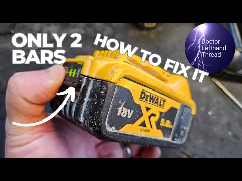 Dewalt battery only 2 bars? Try This!!