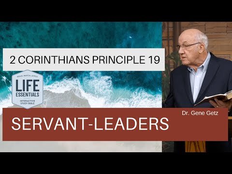 2 Corinthians Principle 19 - Servant-Leaders