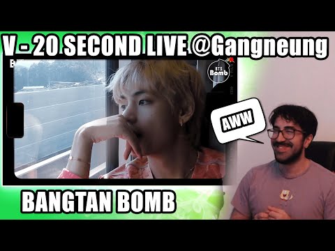 [BANGTAN BOMB] V's 20-Second Live in Gangneung - BTS (방탄소년단) | Shiki Reaction