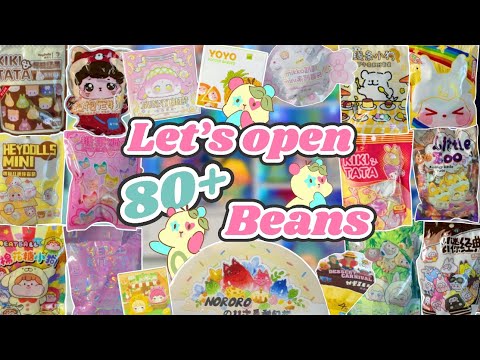 80+ BEAN UNBOXING!! *♡* OPENING A RIDICULOUS AMOUNT OF BEANS LOL!!