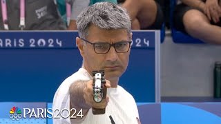 Turkish sharpshooter Yusuf Dikec takes the internet BY STORM at the Paris Olympics | NBC Sports