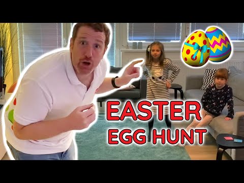 Easter at home with Steve and Maggie | Learn English on Easter Egg Hunt