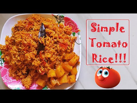 Simple and Tasty tomato rice in pressure cooker| Tomato pulav| Thakkaali sadam.