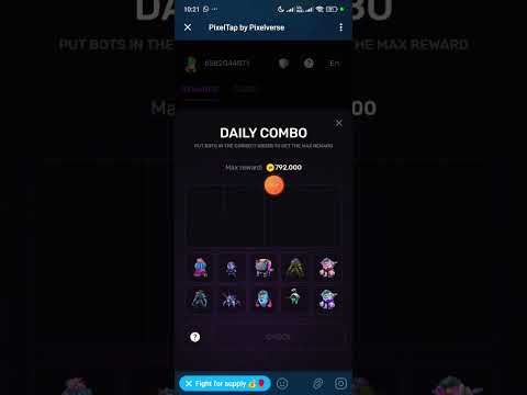 🔥PIXELVERSE Combo  Card Today♦️ Earn Free 792,000