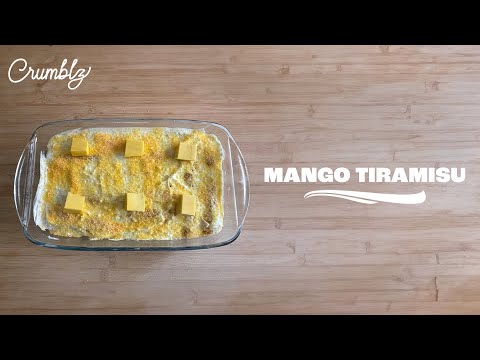 How to make a creamy, no-bake mango tiramisu  🥭🍮