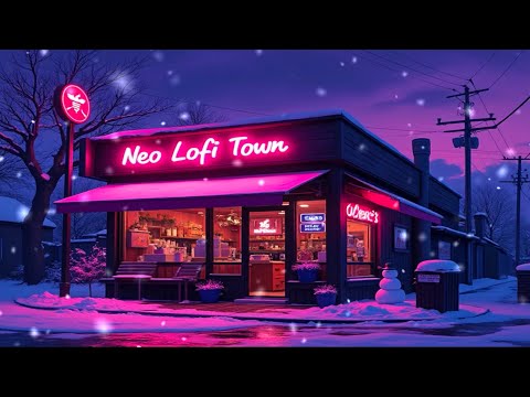 Cozy Winter Coffee Shop ☕❄️ – Lofi Hip Hop Beats with Gentle Snowfall