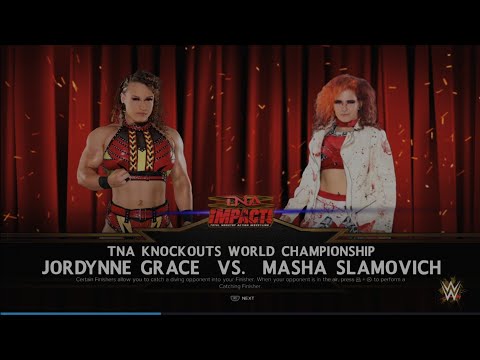 FCL Presents: TNA IMPACT! Masha Slamovich (c) vs. Jordynne Grace TNA Knockouts Championship 01/02/25