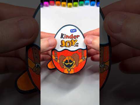 DIY DogDay Poppy Playtime 3 Kinder Joy | Paper Craft Ideas #shorts #papercraft