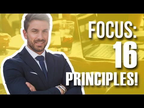 Focus: 16 Principles of Operations Management