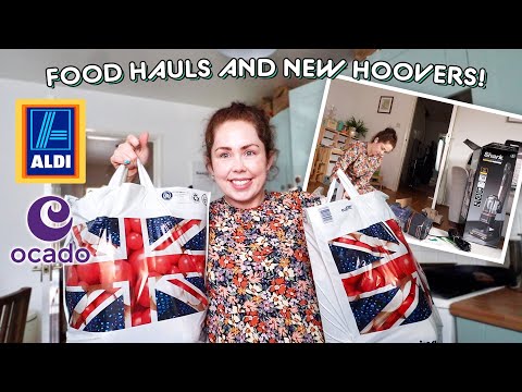 Ocado and Aldi Food Haul, Power Hour Speed Clean, New Hoover Unboxing and Opening Packages! VLOG