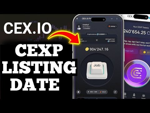 CEX.io TAP Listing Date - Airdrop Level Boosters | CEXP LISTING and Token Claim