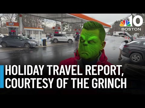 Travelers hit the road on Christmas Eve, Grinch reports